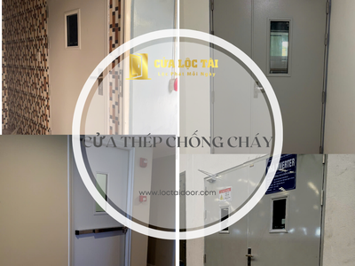 Cửa thép chống cháy cho chung cư, cao ốc 0
