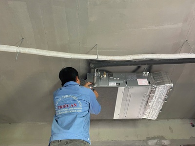 Cần tư vấn lắp máy lạnh giấu trần ống gió 10HP   20HP cho công trình 1