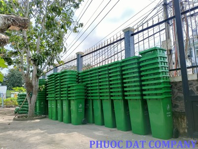 Thùng rác nhựa 240 lít hàng Việt Nam chất lượng cao, giá tốt khi mua số lượng 0