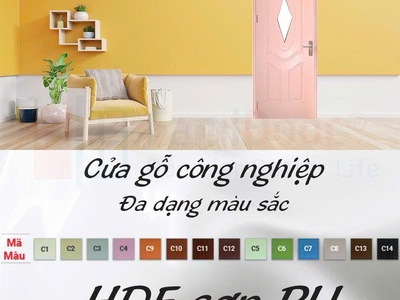 Cửa gỗ công nghiệp HDF 1