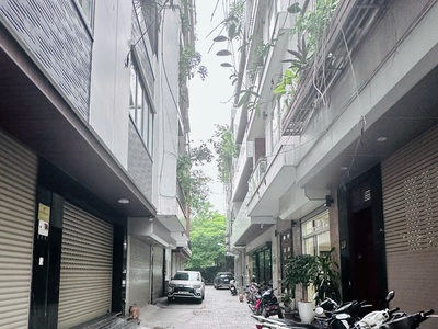 Bán nhà  phân lô lê văn lương   trung hòa   ô tô tránh   kinh doanh   100m    4 tầng   mt 6.6m 3