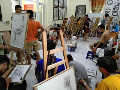Học vẽ cơ bản cho người mới bắt đầu ở long biên 2