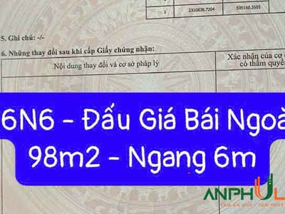 Cần bán lô đất TDP Bái Ngoài, Phường Thủy Nguyên   xã Hoa Động , TP Hải Phòng 3
