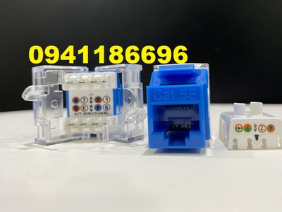 Thanh đấu nối mạng Patch panel 48 cổng Cat6 UTP 2U mã ACT-48S2U, ACT-JK28-C6-US chính hãng Ancomteck 1