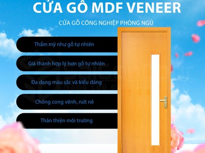 Cửa gỗ phòng ngủ Saigondoor 2