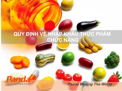 Quy định về nhập khẩu Thực Phẩm Chức Năng 0