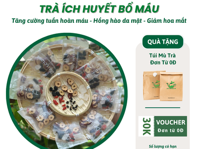 Trà Bổ Máu Ích Huyết 4 Vị 10gr 1
