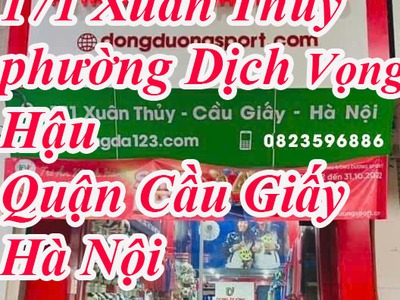 Cần sang nhượng cửa hàng tại 171 xuân thủy phường dịch vọng hậu quận cầu giấy hà nội 0