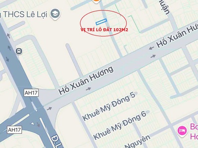 Bán đất Kiệt Ôtô đường Hồ Xuân Hương, Ngũ Hành Sơn 102m2 Giá Hơn 6 Tỷ Xíu 1