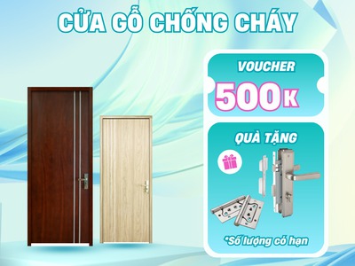 Cửa gỗ chống cháy an toàn cho gia đình 1