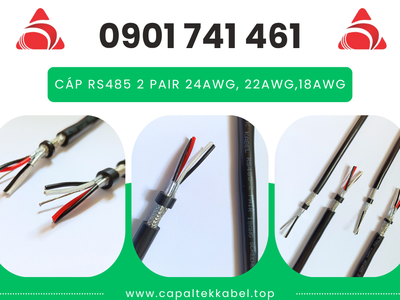 Cáp RS485 18awg, 22awg, 24awg Đà Nẵng, Huế, Quảng Nam 1