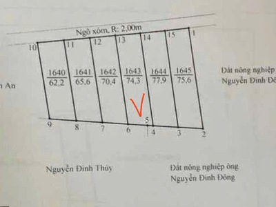 Bán lô đất ngõ thông tại Du Lễ - Kiến Thụy, Hải Phòng 0