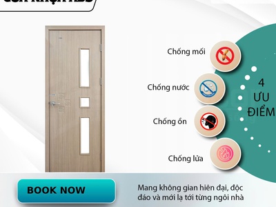 Cửa nhựa ABS Hàn Quốc Đẹp như gỗ, bền hơn mong đợi 1