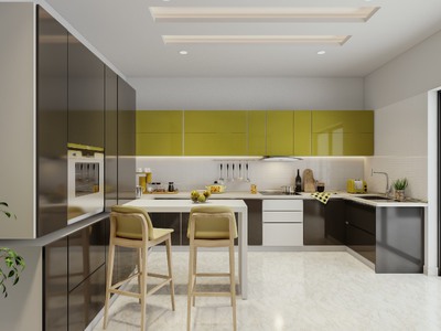 Tủ Bếp An Cường Phủ Acrylic bóng gương 0