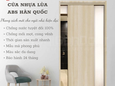 Cửa lùa nhựa ABS hàn quốc 2