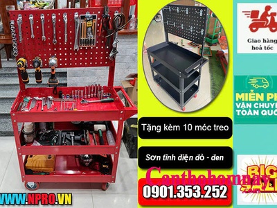 Xe đẩy 3 ngăn chuyên dùng để đồ nghề sửa chữa 0