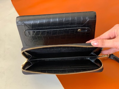 Ví clutch cầm tay da thật 1