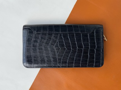 Ví clutch cầm tay da thật 4