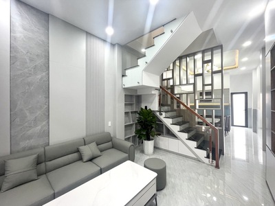Bánnhà 3 mặt hẻm nở hậu 7m gần cityland phan văn trị, 65m2, giá 7tỷ7tl 2
