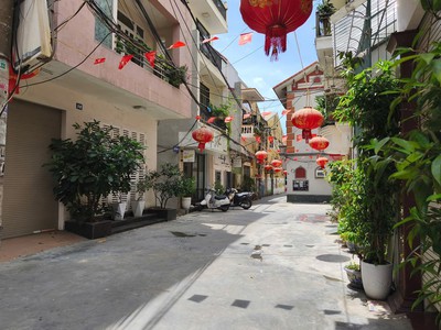Bán đất tặng nhà cấp 4 tại phố lê lợi   ngô quyền, hải phòng   ngõ ô tô tránh   vị trí trung tâm 0