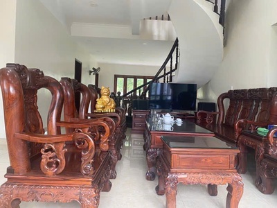 Biệt phủ sân vườn   mặt tiền đường lớn   full nội thất   tân xuân 2, hóc môn 4
