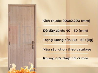 Cửa chống cháy cho chung cư, nhà xưởng 1