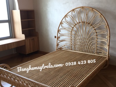Giường ngủ mây tre đan tự nhiên 0