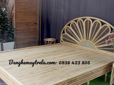 Giường ngủ mây tre đan tự nhiên 1