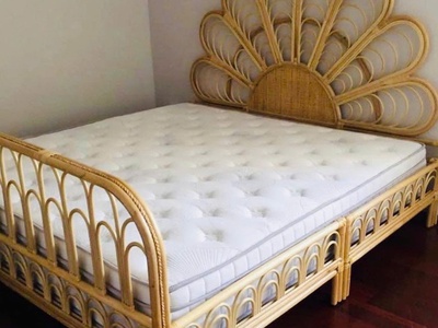 Giường ngủ mây tre đan tự nhiên 2