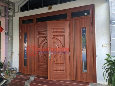 Cửa Thép Vân Gỗ   An Toàn Như Thép, Đẹp Như Gỗ 3