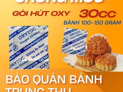 Tăng hạn sử dụng bánh trung thu dễ dàng với 1 gói Oxy 30CC 1