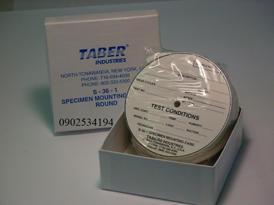 Tấm gắn mẫu S-36-1 Taber 0