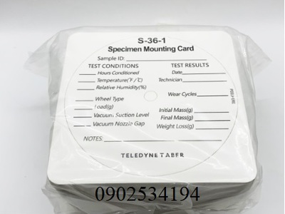 Tấm gắn mẫu S-36-1 Taber 1