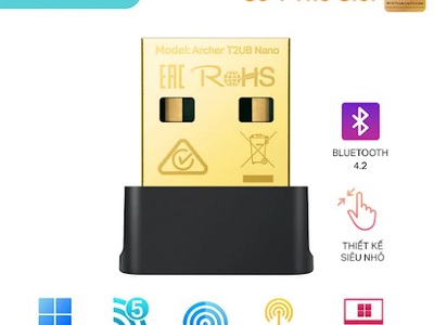 Bộ chuyển đổi USB WiFi Nano Bluetooth 4.2 AC600 TP-Link Archer T2UB Nano 1