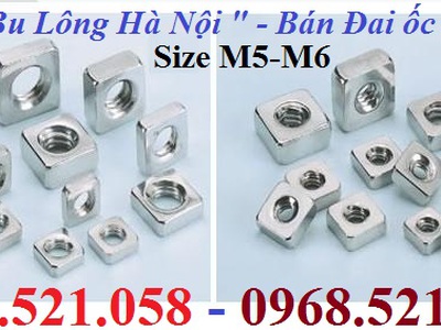 Có đai ốc tán vuông Inox M6 hà nội 0947521058 Thanh Sơn cung ứng đai ốc vuông mạ kẽm M10,8,6,5,4 0