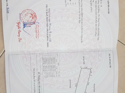 Chính chủ cần bán nhanh lô đất tại thôn yên dưỡng   xã hồng thái đông nay thuộc phường hoàng quế 0