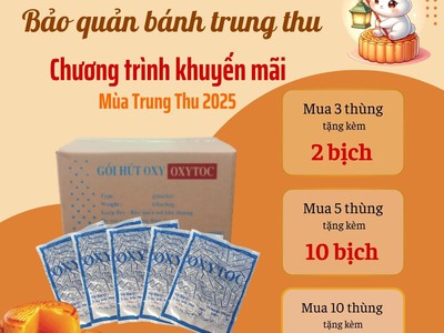 Gói hút oxy 50cc   Bảo quản cho bánh trung thu 200g 3