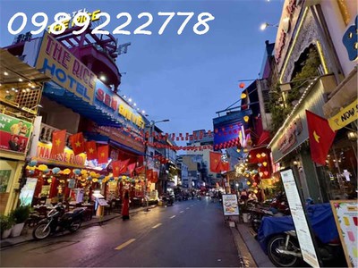 Phạm ngũ lão- phố đi bộ bùi viện - hẻm ôtô kia - 30m ra mặt tiền - 58m  4x15  - 3tầng   4pn 3wc - 0