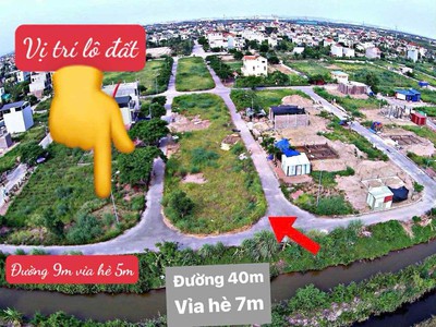 Cần bán lô góc đường 40m vị trí đẹp nhất TDC Tràng Cát, Hải An 83,6m2 2