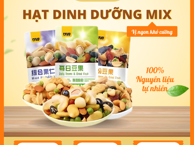 Review sản phẩm  Gói hạt dinh dưỡng mix    Nhỏ gọn, tiện lợi, bổ dưỡng 0