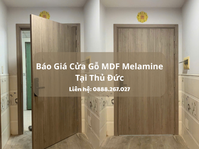 Báo Giá Cửa Gỗ MDF Melamine Tại Thủ Đức 0