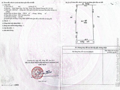  Siêu Phẩm Đất Trung Tâm Thuỷ Xuân Tiên   Chương Mỹ   Hà Nội  2