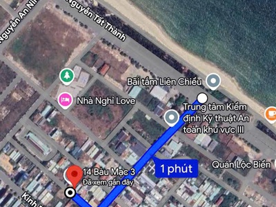 Chào bán đất biệt thự   gần biển đường nguyễn tất thành  đường bàu mạc 3, quận liên chiểu, 1