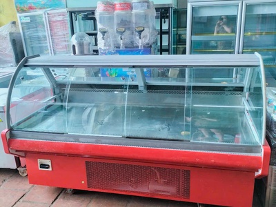 Tủ mát trưng bày thịt nguội, thit tươi hiệu carier dài 2m mới 91 0