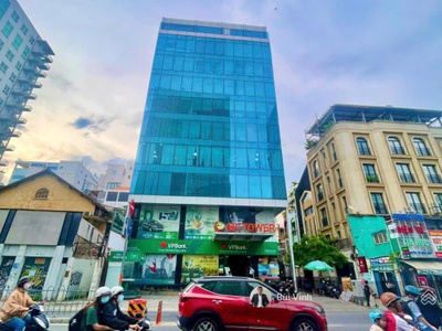 Tòa nhà 539-541-543-545 lý thường kiệt, p.14, quận 10. dt: 15x21m  305m2  9 tầng hđ thuê 600 triệu 2