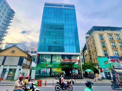 Tòa nhà 539-541-543-545 lý thường kiệt, p.14, quận 10. dt: 15x21m  305m2  9 tầng hđ thuê 600 triệu 0
