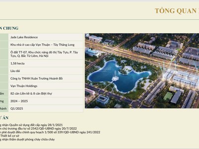 Siêu sang liền kề mặt hồ đường đại lộ tây thăng long, đường rộng 60m kinh doanh ở, vp đẳng cấp 0