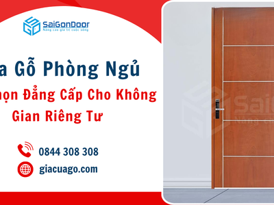 Cửa gỗ phòng ngủ, lựa chọn đẳng cấp cho không gian riêng tư 3