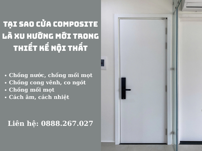 Cửa Composite Là Xu Hướng Mới Trong Thiết Kế Nội Thất 0