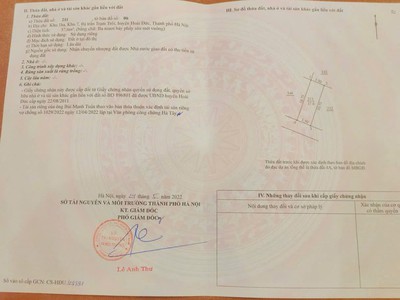 Cần bán nhanh 38m mảnh đất phân lô quân đội   trung tâm thị trấn trôi   hoài đức   hà nội. 0